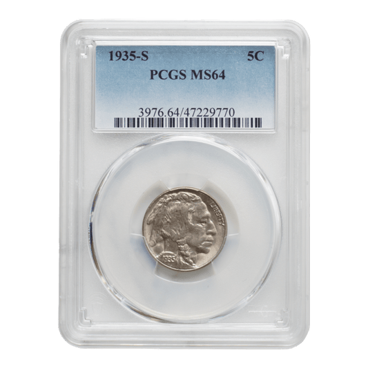 1935-S Buffalo Nickel PCGS MS64 - SCG