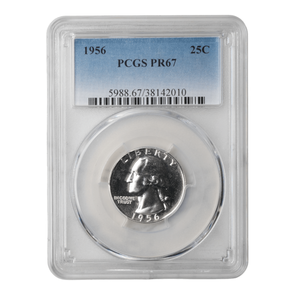 1956 Washington Quarter PCGS PR67 - SCG