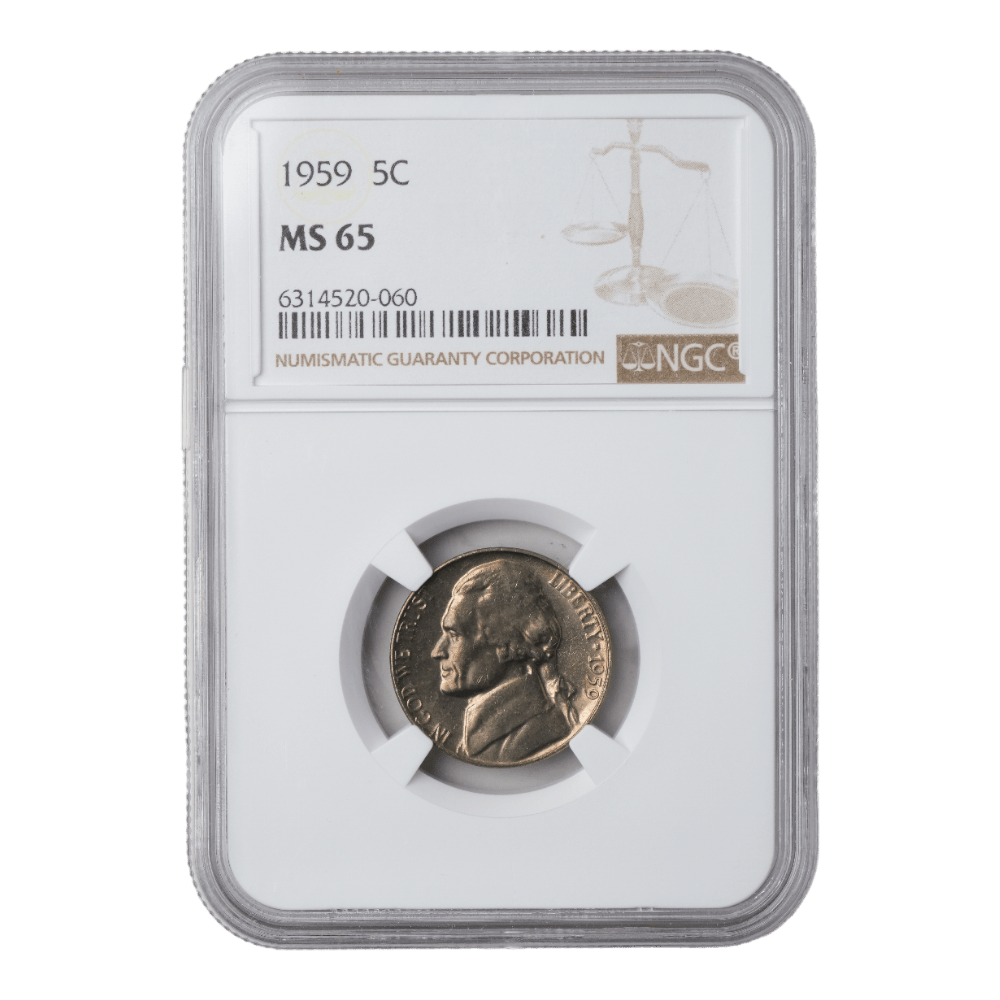 1959 Jefferson Nickel NGC MS65 - SCG