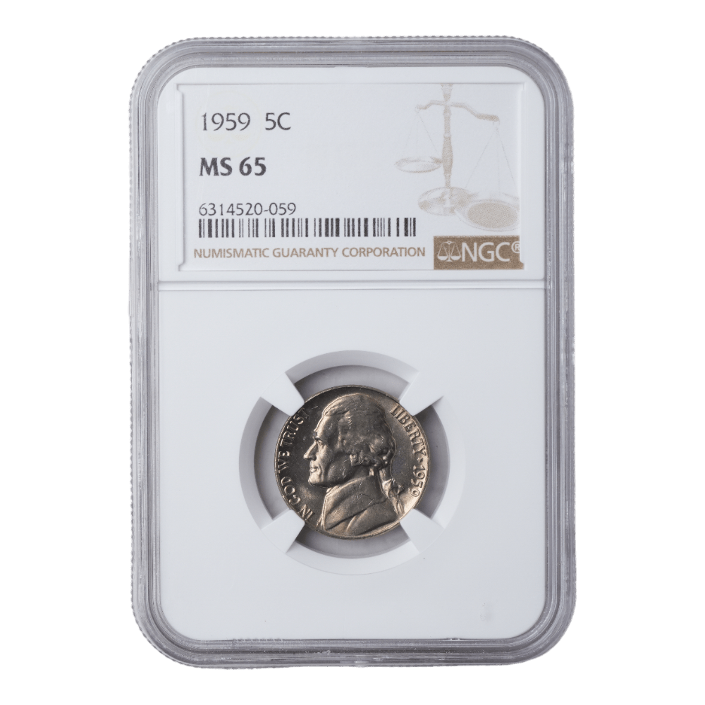 1959 Jefferson Nickel NGC MS65 - SCG