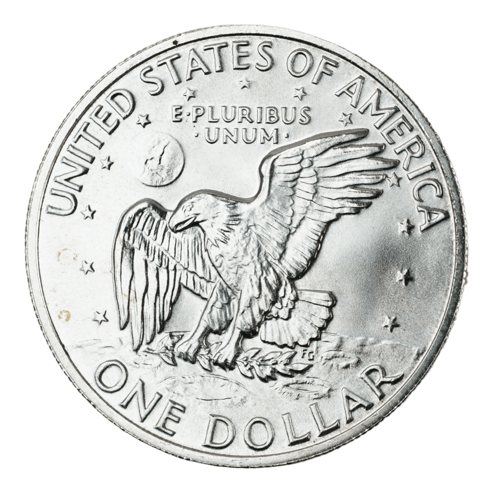 1972 - S Eisenhower Dollar - Silver Clad - SCG