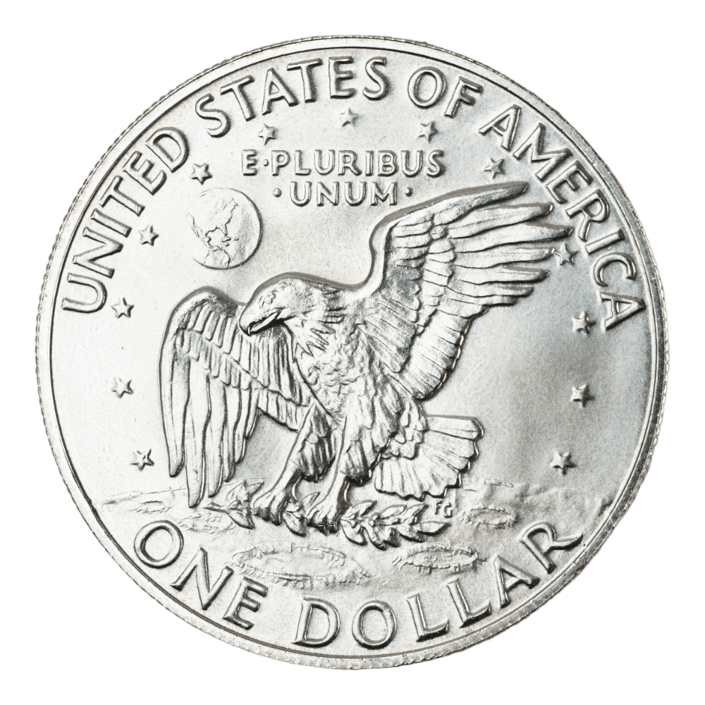 1973 - S Eisenhower Dollar - Silver Clad - SCG