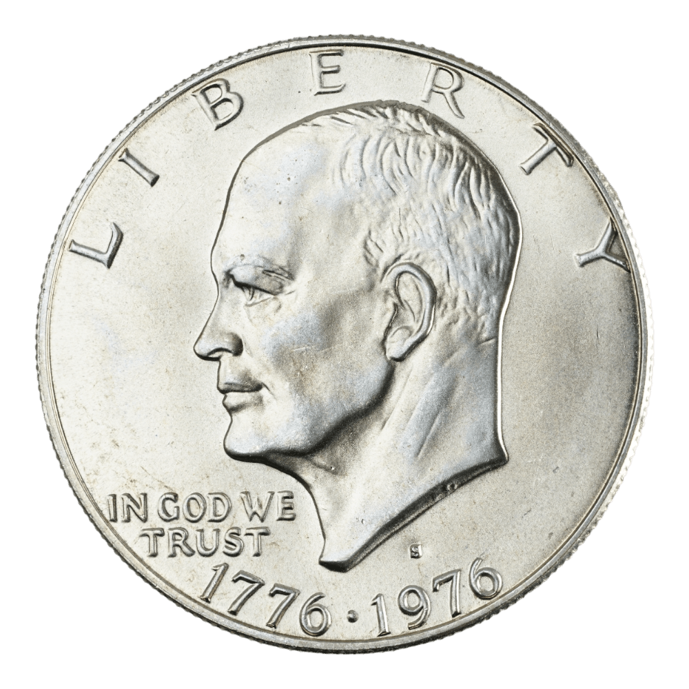 1976 - S Eisenhower Dollar - Silver Clad - SCG