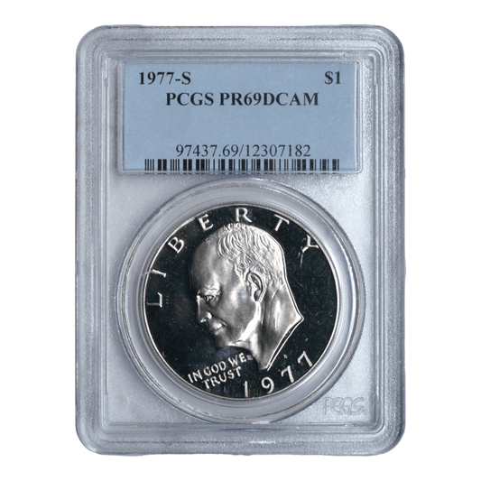 1977-S Eisenhower Dollar PCGS PR69 DCAM - SCG