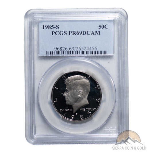 1985 - S Kennedy Half Dollar - PCGS PR69 DCAM - Sierra Coin & Gold