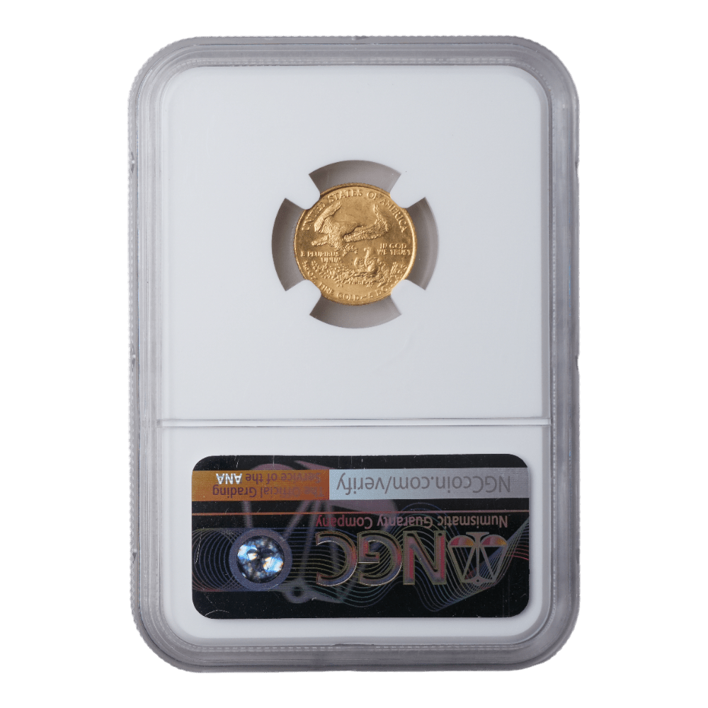 1986 1/10 oz American Gold Eagle NGC MS69 - SCG