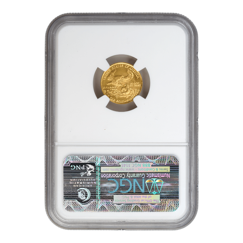 1986 1/10 oz Gold Eagle NGC MS69 - SCG