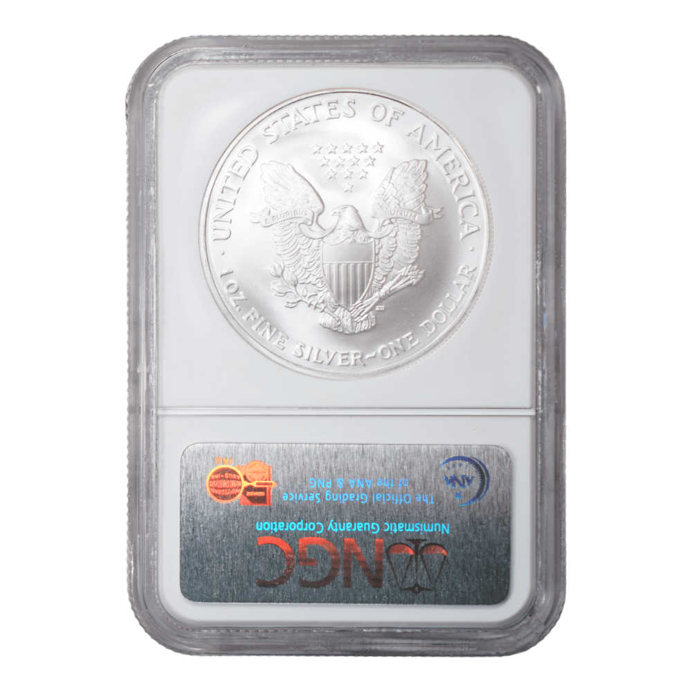 1987 1 oz American Silver Eagle NGC MS69 - SCG