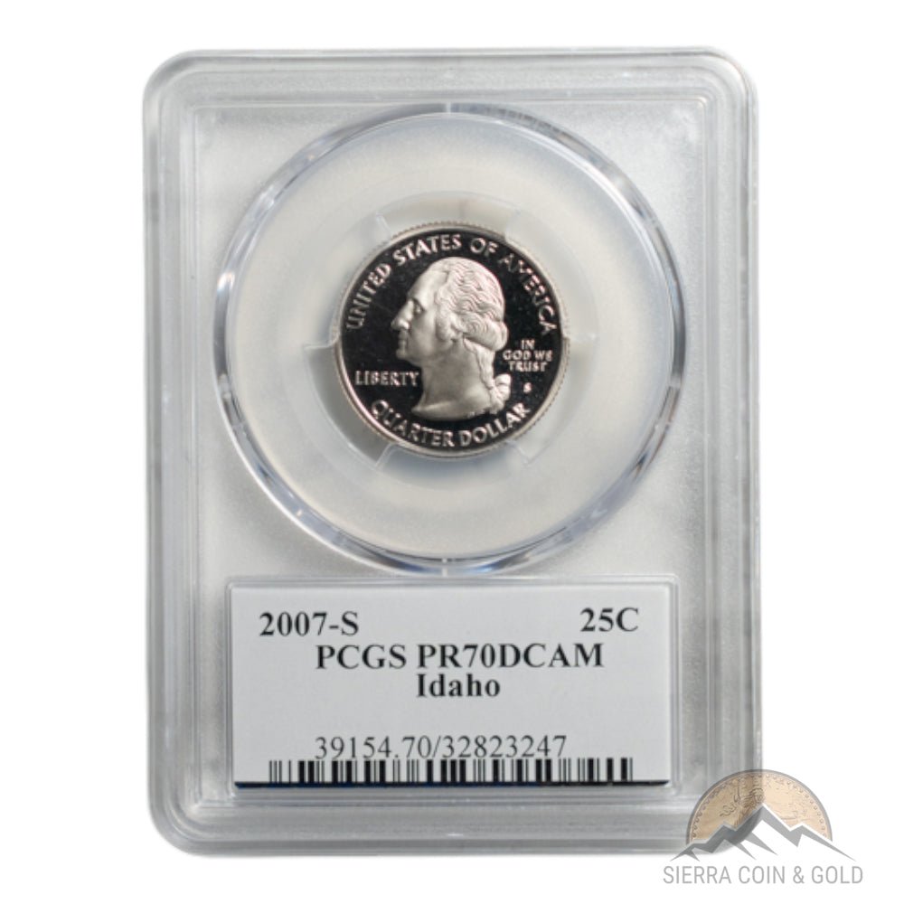 2007 - S Idaho State Quarter - PCGS PR70 DCAM - Sierra Coin & Gold