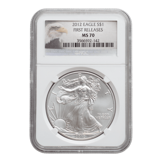 2012 Silver Eagle NGC MS70 FR - SCG