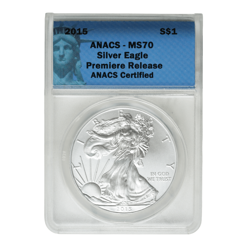 2015 Silver Eagle ANACS MS70 - SCG