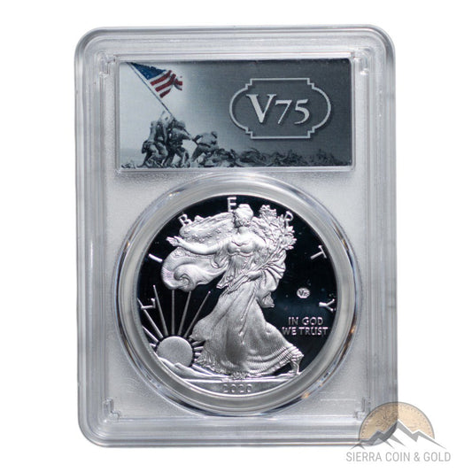 2020 - W V75 Silver American Eagle - PCGS PR70 DCAM FS - Sierra Coin & Gold