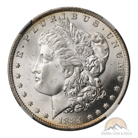 1884-O Morgan Dollar NGC MS64