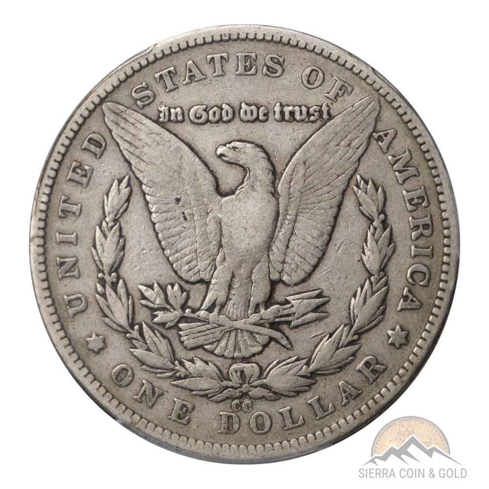 1879-CC Morgan Dollar PCGS VF30 Capped Die