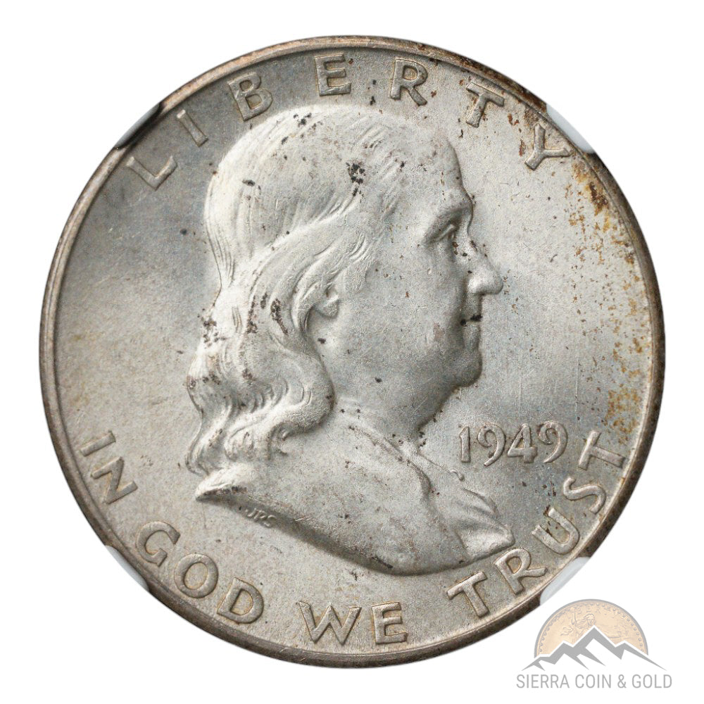 1949-S Franklin Half Dollar NGC MS65