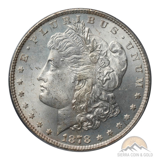 1878 7/8 TF Morgan Dollar PCGS MS64
