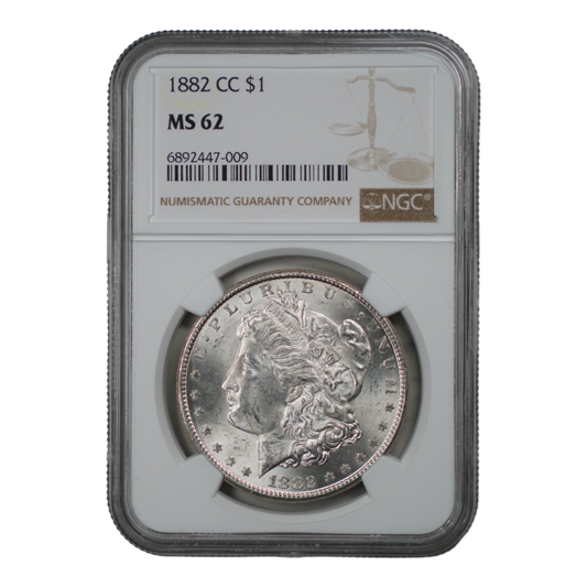 1882-CC Morgan Dollar NGC MS62