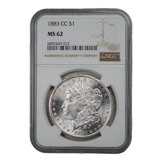1883-CC Morgan Dollar NGC MS62