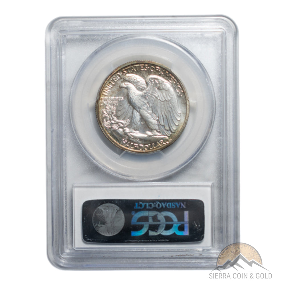 1942 Walking Liberty Silver Half Dollar - PCGS PR65+ CAC