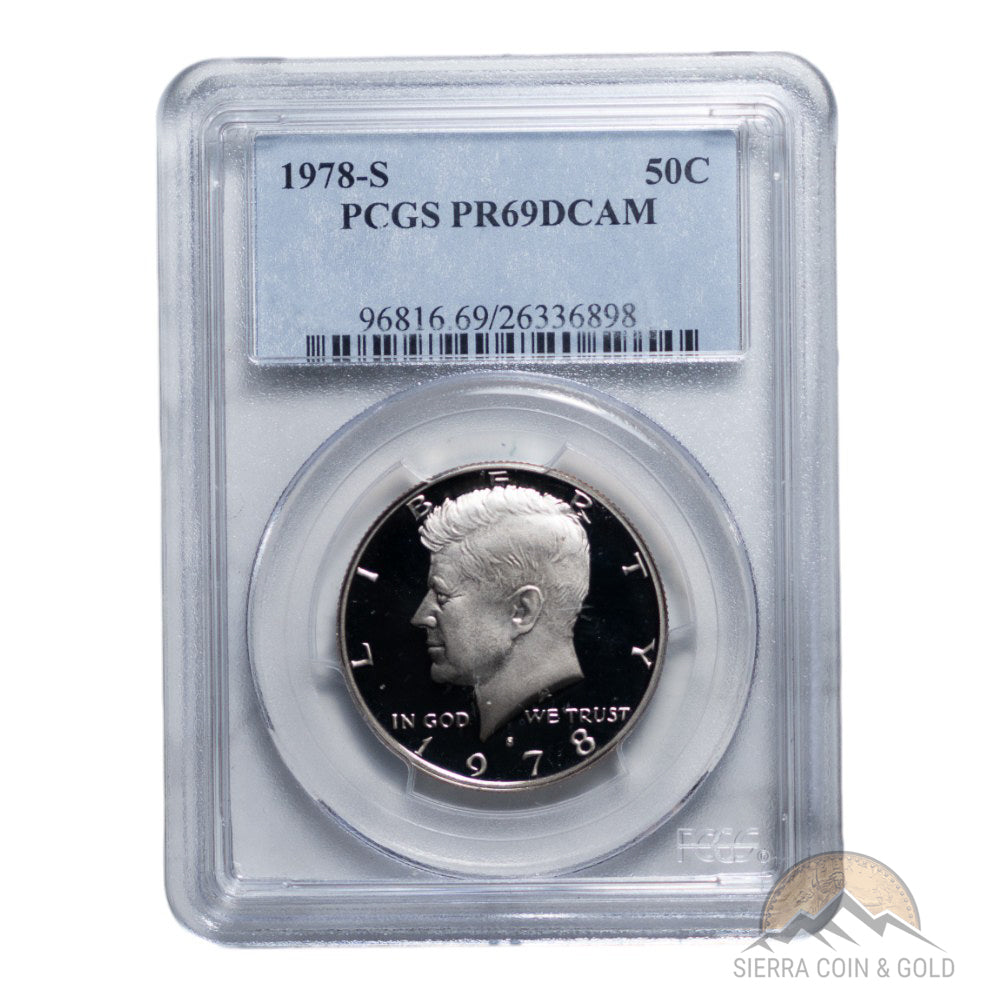 1978-S Kennedy Proof Half Dollar - PCGS PR69 DCAM