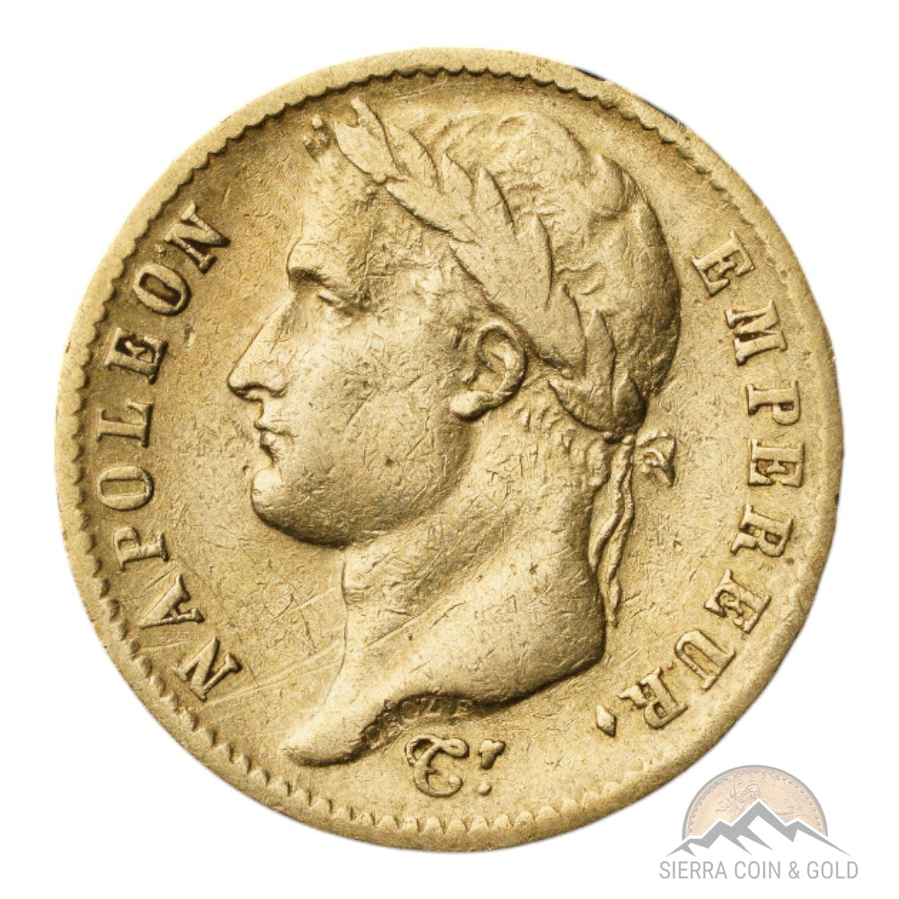 France Gold 20 Francs - Napoleon I - Obverse