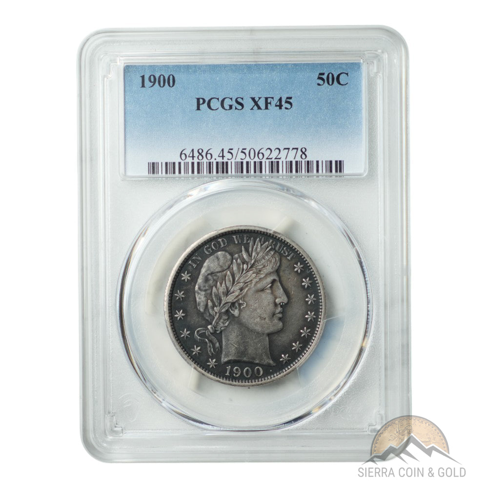 1900 Barber Half Dollar – PCGS XF45 Obverse