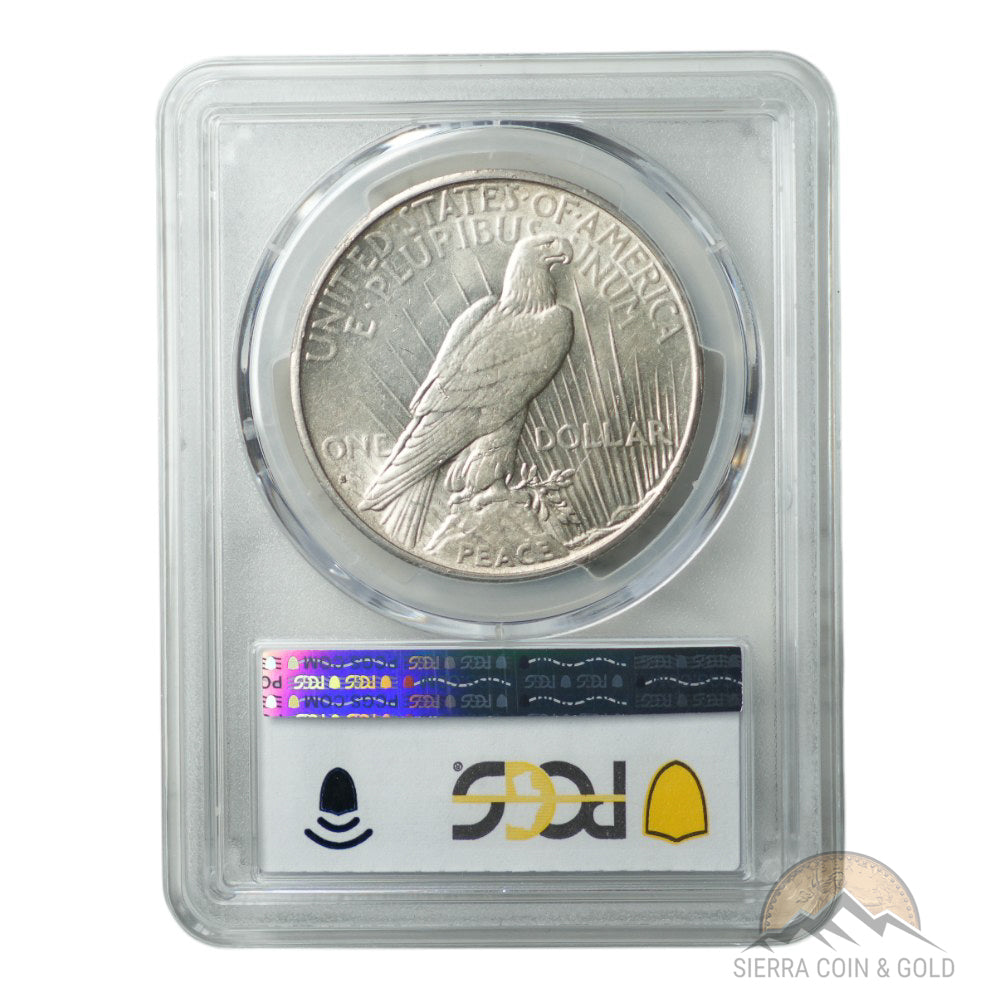 1935-S Peace Silver Dollar – PCGS AU55 Reverse