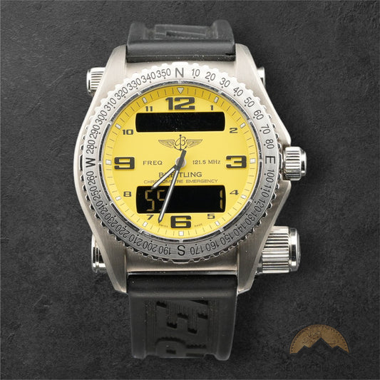 Breitling Emergency Titanium Analog/Digital 43mm Mens Watch E76321