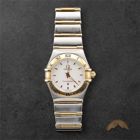 Omega Constellation Steel/Gold 22mm Quartz Womens Watch
